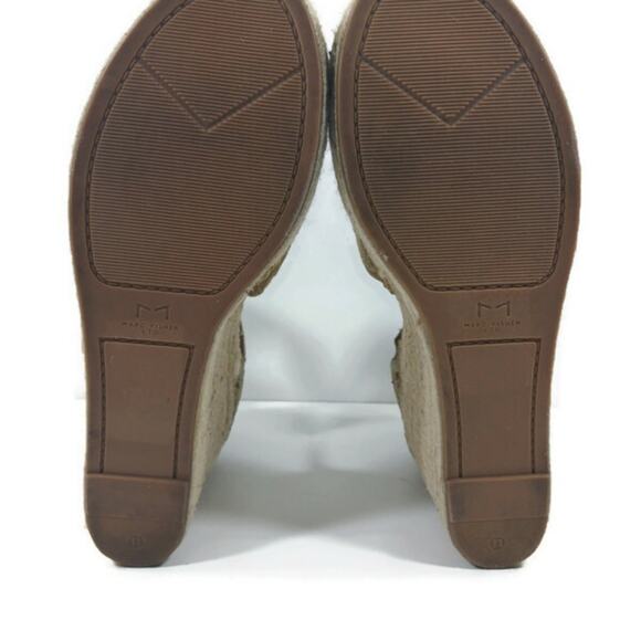 SS1601 GUC Marc Fisher Espadrille Platform Sandals size 11M - Picture 7 of 10